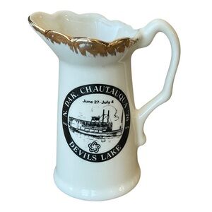 North Dakota Chautauqua Devils Lake 1976 Creamer Vintage Gold